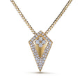 Load image into Gallery viewer, D Flawless Diamond Necklace set in 18K White Gold