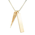 Load image into Gallery viewer, The Forever Kat D Flawless Diamond Necklace set in 18K Yellow Gold