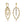 Load image into Gallery viewer, D Flawless Diamond Earrings set in 18K Gold
