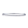 Load image into Gallery viewer, D Flawless Diamond Bangle set in 18K White Gold