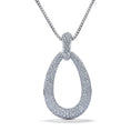 Load image into Gallery viewer, D Flawless Diamond Necklace set in 18K White Gold