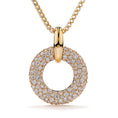 Load image into Gallery viewer, D Flawless Diamond Necklace set in 18K Yellow Gold