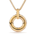 Load image into Gallery viewer, The Endless D Flawless Diamond NecklaceÊ set in 18K Yellow Gold