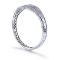 Load image into Gallery viewer, The Unity D Flawless Diamond Bangle set in 18K White Gold