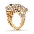 Bild in Galerie-Betrachter laden, D Flawless Diamond Ring set in 18K Yellow Gold