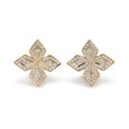 Load image into Gallery viewer, D Flawless Diamond Earrings set in 18K Yellow Gold