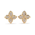 Bild in Galerie-Betrachter laden, D Flawless Diamond Earrings set in 18K Yellow Gold