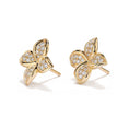 Bild in Galerie-Betrachter laden, D Flawless Diamond Earrings set in 18K Yellow Gold
