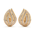 Load image into Gallery viewer, D Flawless Diamond Earrings set in 18K Yellow Gold