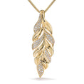 Bild in Galerie-Betrachter laden, D Flawless Diamond Necklace set in 18K Yellow Gold