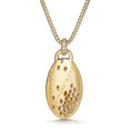 Load image into Gallery viewer, The Arc Pendant D Flawless Diamond Necklace set in 18K Yellow Gold
