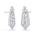 Load image into Gallery viewer, D Flawless Diamond Earrings set in 18K Yellow Gold