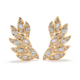 Load image into Gallery viewer, D Flawless Diamond Earrings set in 18K Yellow Gold