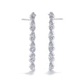 Load image into Gallery viewer, D Flawless Diamond Earrings set in 18K Yellow Gold