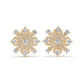 Load image into Gallery viewer, D Flawless Diamond Earrings set in 18K Yellow Gold