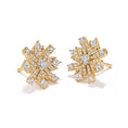 Load image into Gallery viewer, D Flawless Diamond Earrings set in 18K Yellow Gold