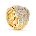 Bild in Galerie-Betrachter laden, D Flawless Diamond Ring set in 18K Yellow Gold