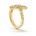Load image into Gallery viewer, D Flawless Diamond Ring set in 18K Yellow Gold