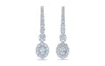 Bild in Galerie-Betrachter laden, D Flawless Diamond Earrings set in 18K White Gold