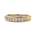 Bild in Galerie-Betrachter laden, D Flawless Diamond Ring set in 18K Yellow Gold