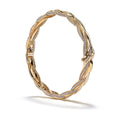 Load image into Gallery viewer, D Flawless Diamond Bangle set in 18K Yellow Gold
