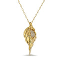 Bild in Galerie-Betrachter laden, D Flawless Diamond Necklace set in 18K Yellow Gold