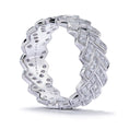 Load image into Gallery viewer, The Chevron D Flawless Diamond Ring set in Platinum