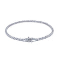 Load image into Gallery viewer, D Flawless Diamond Bracelet set in 18K White Gold