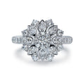Bild in Galerie-Betrachter laden, D Flawless Diamond Ring set in Platinum