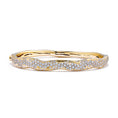Load image into Gallery viewer, D Flawless Diamond Bangle set in 18K Yellow Gold