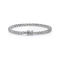 Load image into Gallery viewer, D Flawless Diamond Bracelet set in 18K White Gold