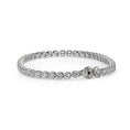 Load image into Gallery viewer, The Large Diamond Tennis D Flawless Diamond BraceletÊ set in 18K White Gold