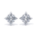 Load image into Gallery viewer, D Flawless Diamond Earrings set in 18K White Gold