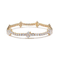 Load image into Gallery viewer, D Flawless Diamond Bracelet set in 18K Yellow Gold