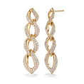 Bild in Galerie-Betrachter laden, The Connected D Flawless Diamond EarringsÊ set in 18K Yellow Gold