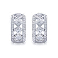 Bild in Galerie-Betrachter laden, D Flawless Diamond Earrings set in 18K White Gold