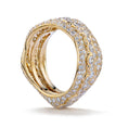 Load image into Gallery viewer, The Bubbles D Flawless Diamond Ring set in 18K Yellow Gold