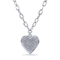 Load image into Gallery viewer, The Diamond Sweetheart D Flawless Diamond Necklace set in 18K White Gold