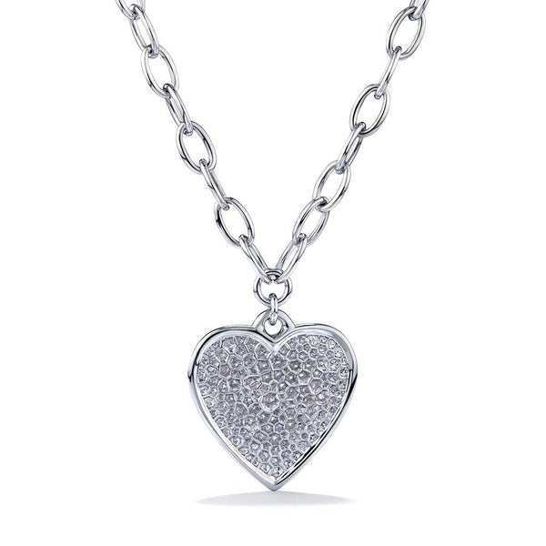 Diamond Sweetheart D Flawless Diamond Necklace set in 18K Gold