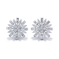 Bild in Galerie-Betrachter laden, D Flawless Diamond Earrings set in 18K White Gold