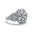 Bild in Galerie-Betrachter laden, D Flawless Diamond Ring set in 18K White Gold