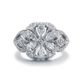 Bild in Galerie-Betrachter laden, D Flawless Diamond Ring set in 18K White Gold