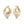 Load image into Gallery viewer, Fluid D Flawless Diamond Earrings set in 18K Gold
