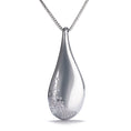 Load image into Gallery viewer, D Flawless Diamond Necklace set in 18K White Gold
