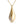 Load image into Gallery viewer, Golden Drop D Flawless Diamond Necklace set in 18K Gold
