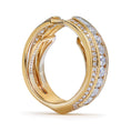 Load image into Gallery viewer, The Rome D Flawless Diamond Ring set in 18K Yellow Gold