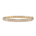 Load image into Gallery viewer, D Flawless Diamond Bangle set in 18K Yellow Gold
