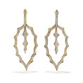Bild in Galerie-Betrachter laden, D Flawless Diamond Earrings set in 18K Yellow Gold