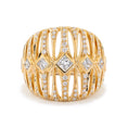 Load image into Gallery viewer, D Flawless Diamond Ring set in 18K Yellow Gold