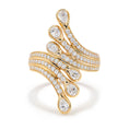Bild in Galerie-Betrachter laden, D Flawless Diamond Ring set in 18K Yellow Gold